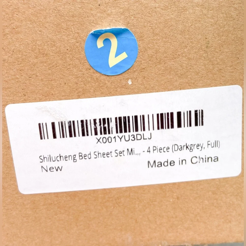 NIB SOFT Shilucheng 100% Viscose Derived from Bamboo. 4pc. Full Size Sheet Set